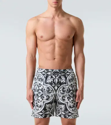 Dolce & Gabbana ajolica swim trunks | Thumbnail 4