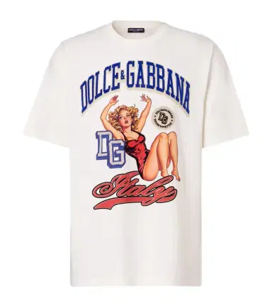 Dolce & Gabbana Printed cotton jersey T-shirt | Thumbnail 1