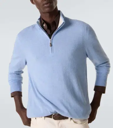 Arch4 Mr Fenchurch cashmere half-zip sweater | Thumbnail 3