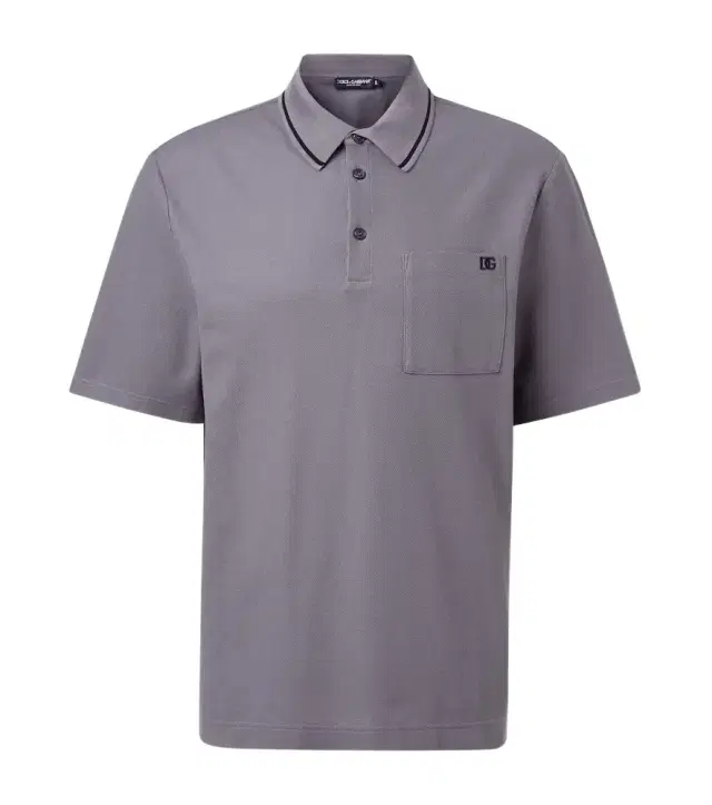 Dolce & Gabbana DG embroidered cotton piqué polo shirt