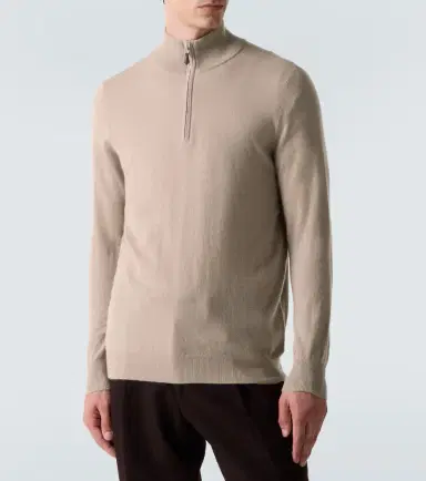 Arch4 Mr Fenchurch cashmere half-zip sweater | Thumbnail 4