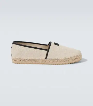 Dolce & Gabbana DG Leather-trimmed espadrille sandals | Thumbnail 5 Dolce & Gabbana DG Leather-trimmed espadrille sandals | Thumbnail 5