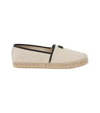Dolce & Gabbana DG Leather-trimmed espadrille sandals | Thumbnail 1 Dolce & Gabbana DG Leather-trimmed espadrille sandals | Thumbnail 1