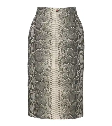 Gabriela Hearst Adelaide snake-print cotton midi skirt | Thumbnail 1