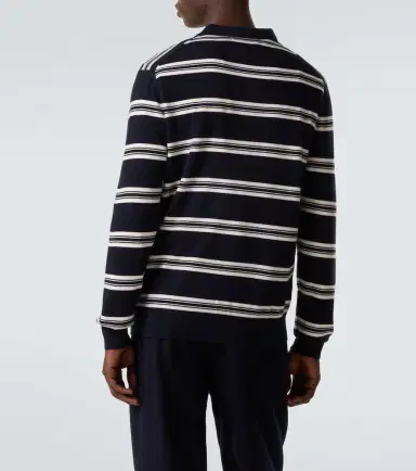 Arch4 Mr Swansea striped cashmere polo sweater | Thumbnail 3