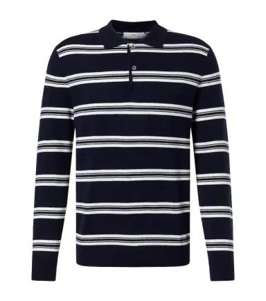 Arch4 Mr Swansea striped cashmere polo sweater | Thumbnail 1
