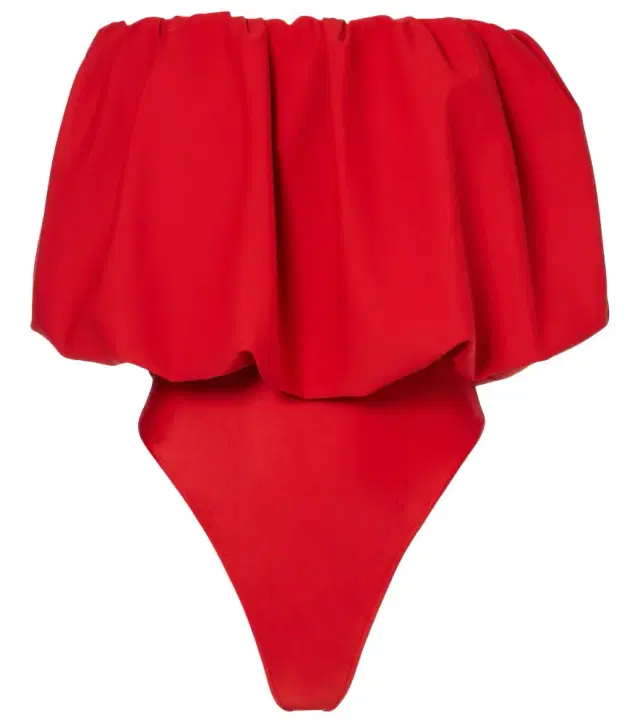 ADRIANA DEGREAS Coquille De Mer bodysuit