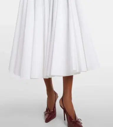 Jacquemus Triana cotton poplin midi dress | Thumbnail 2