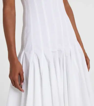 Jacquemus Triana cotton poplin midi dress | Thumbnail 4