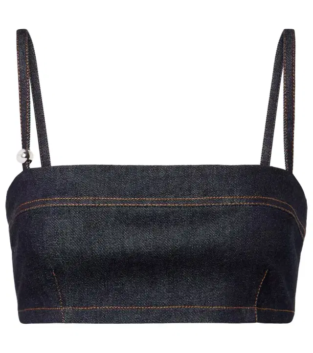 Jacquemus Bisou De-Nîmes denim bra top