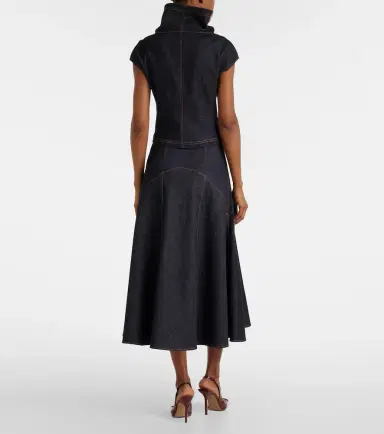 Jacquemus Triangle De-Nîmes denim midi skirt | Thumbnail 5 Jacquemus Triangle De-Nîmes denim midi skirt | Thumbnail 5