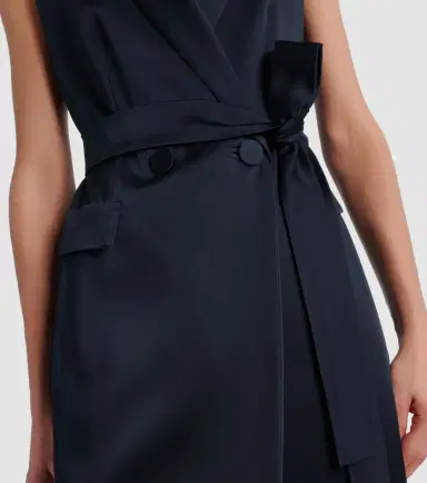 Max Mara Afgano belted satin jacket | Thumbnail 4