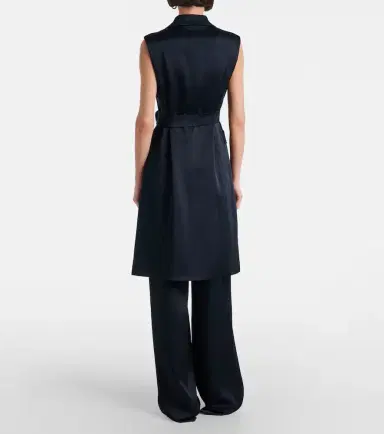 Max Mara Afgano belted satin jacket | Thumbnail 5