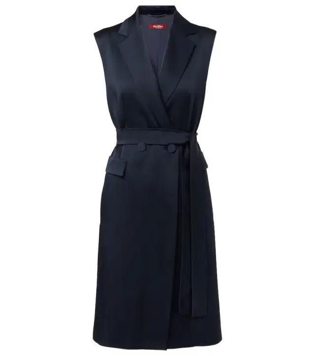 Max Mara Afgano belted satin jacket