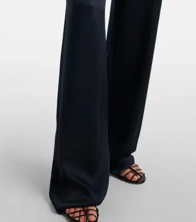 Max Mara Dritto crêpe satin wide-leg pants | Thumbnail 4