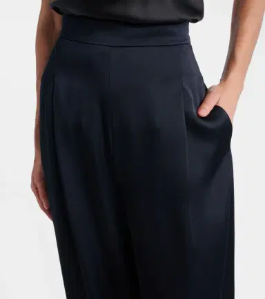 Max Mara Dritto crêpe satin wide-leg pants | Thumbnail 5