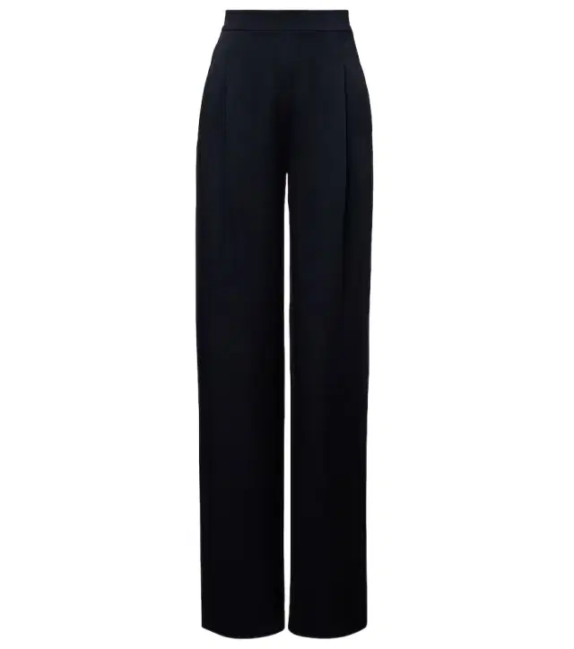 Max Mara Dritto crêpe satin wide-leg pants