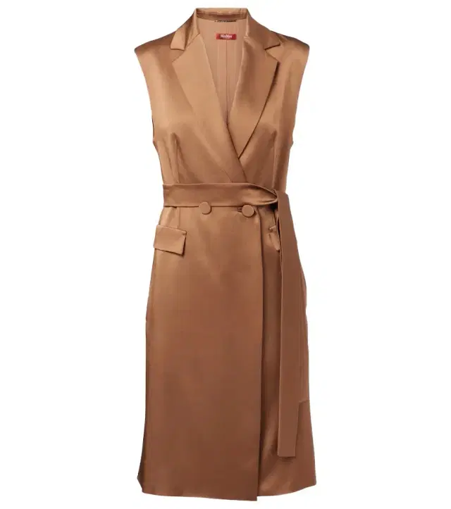Max Mara Afgano belted satin jacket