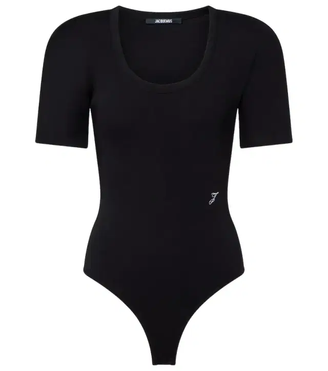 Jacquemus Embroidered cotton bodysuit