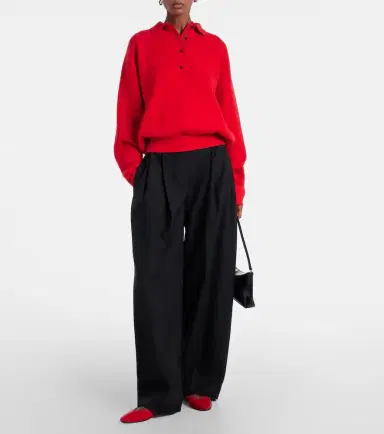 Jacquemus Balloon wool and cashmere polo sweater | Thumbnail 3