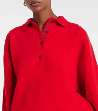Jacquemus Balloon wool and cashmere polo sweater | Thumbnail 4