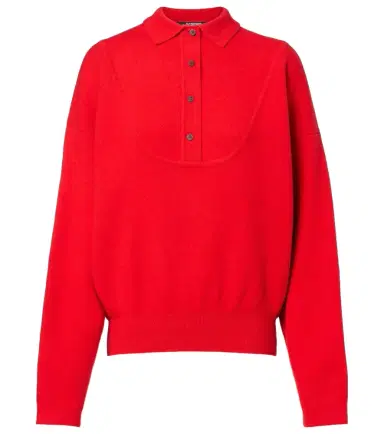 Jacquemus Balloon wool and cashmere polo sweater | Thumbnail 1