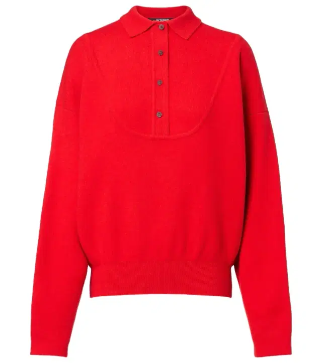 Jacquemus Balloon wool and cashmere polo sweater