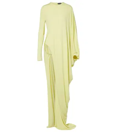Tom Ford Asymmetric crêpe jersey maxi dress | Thumbnail 1