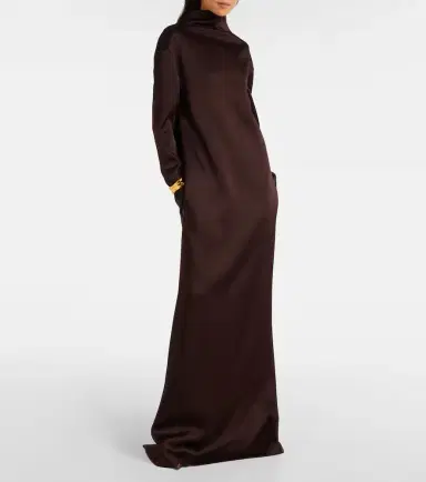 Tom Ford Crêpe satin gown | Thumbnail 2 Tom Ford Crêpe satin gown | Thumbnail 2