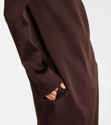 Tom Ford Crêpe satin gown | Thumbnail 3 Tom Ford Crêpe satin gown | Thumbnail 3