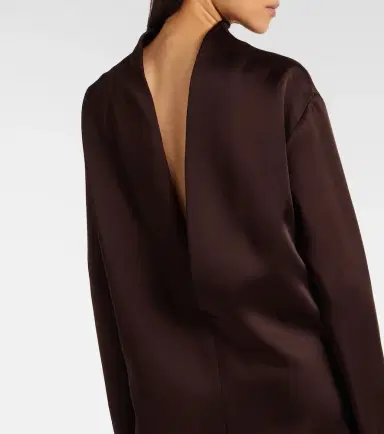Tom Ford Crêpe satin gown | Thumbnail 6 Tom Ford Crêpe satin gown | Thumbnail 6