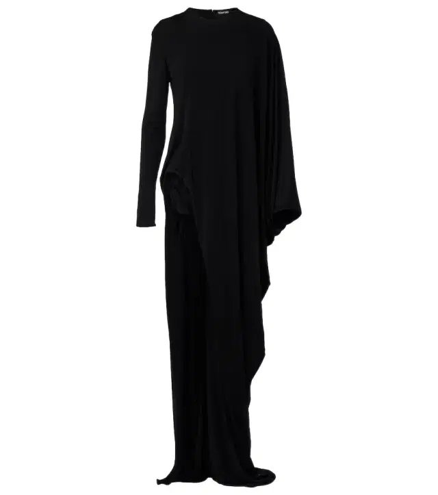 Tom Ford Asymmetric crêpe jersey maxi dress