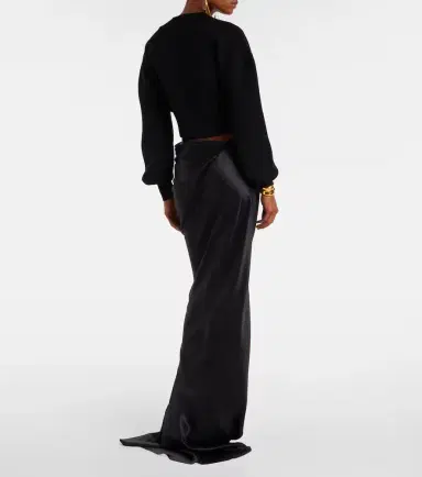 Tom Ford Asymmetric silk satin maxi skirt | Thumbnail 2 Tom Ford Asymmetric silk satin maxi skirt | Thumbnail 2