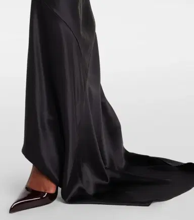 Tom Ford Asymmetric silk satin maxi skirt | Thumbnail 5 Tom Ford Asymmetric silk satin maxi skirt | Thumbnail 5