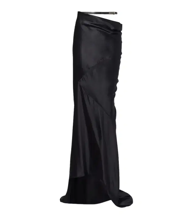Tom Ford Asymmetric silk satin maxi skirt