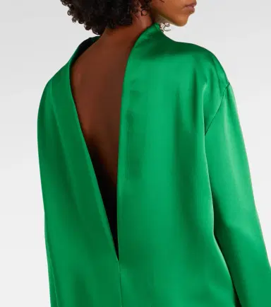 Tom Ford Crêpe satin gown | Thumbnail 2 Tom Ford Crêpe satin gown | Thumbnail 2