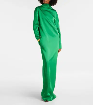 Tom Ford Crêpe satin gown | Thumbnail 5 Tom Ford Crêpe satin gown | Thumbnail 5