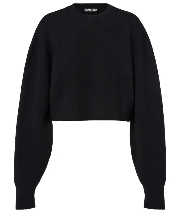Tom Ford Cropped wool and cashmere-blend sweater