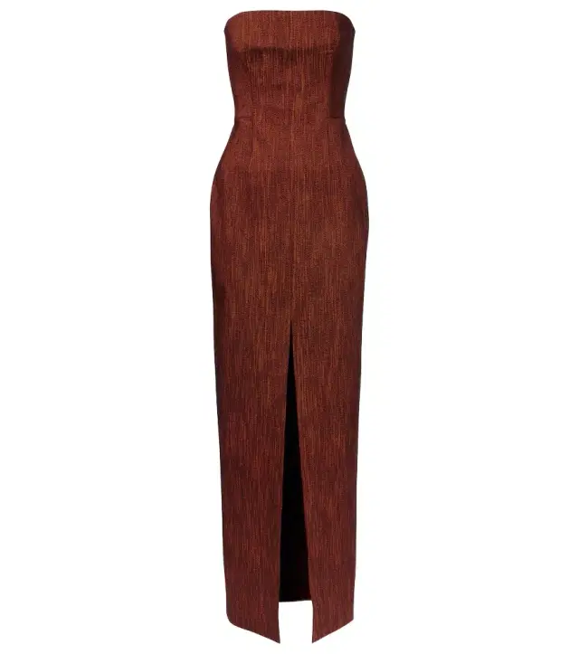 Roksanda Shani wool and cotton bustier gown