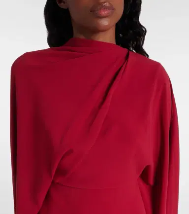 Roksanda Neolitsea caped crêpe cocktail dress | Thumbnail 5