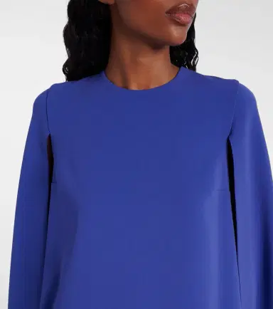Roksanda Twiggy caped crêpe cocktail dress | Thumbnail 5