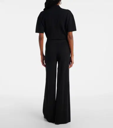 Max Mara Lama crêpe wide-leg pants | Thumbnail 4