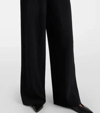 Max Mara Lama crêpe wide-leg pants | Thumbnail 5
