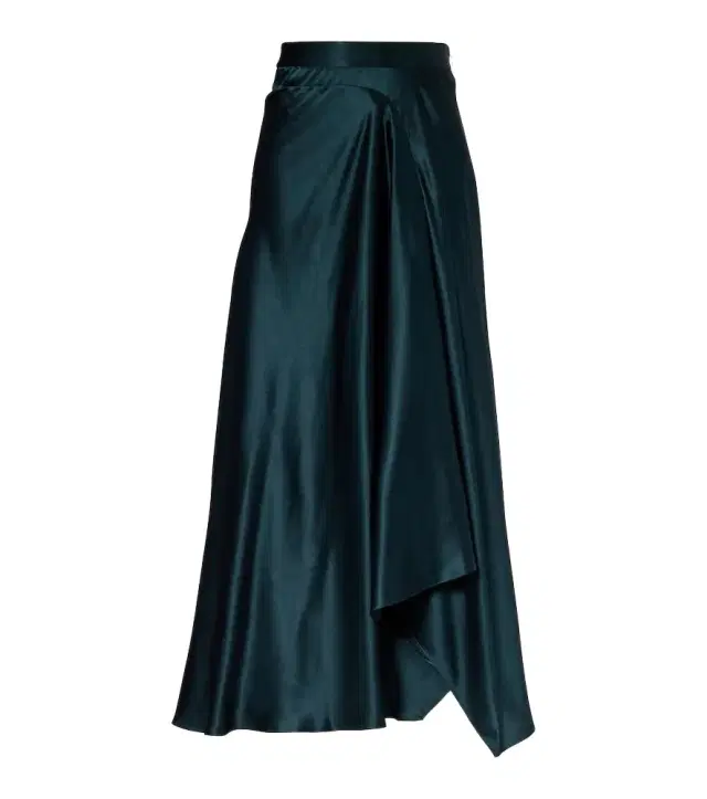 Roksanda Asha asymmetric silk satin maxi skirt