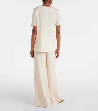 Max Mara Aris silk-blend T-shirt | Thumbnail 2
