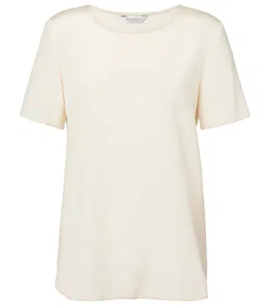 Max Mara Aris silk-blend T-shirt | Thumbnail 1