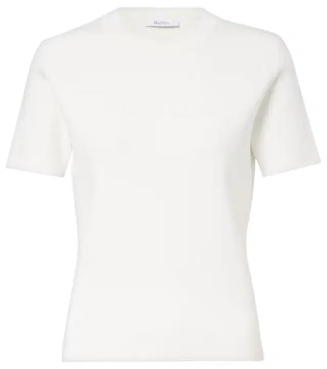 Max Mara Adelio logo crêpe T-shirt