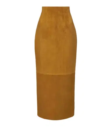 Khaite Loxley suede maxi skirt | Thumbnail 1