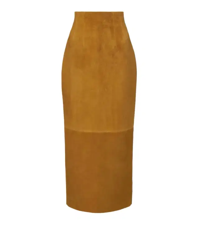 Loxley suede maxi skirt