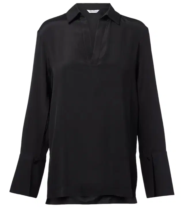 Max Mara Dover silk-blend cady blouse